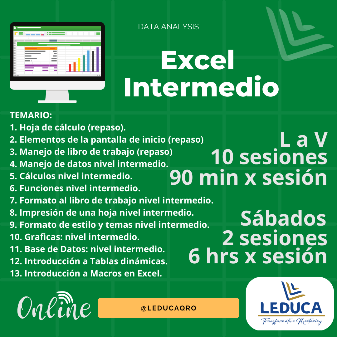 Excel Intermedio (para empresas). <br>
